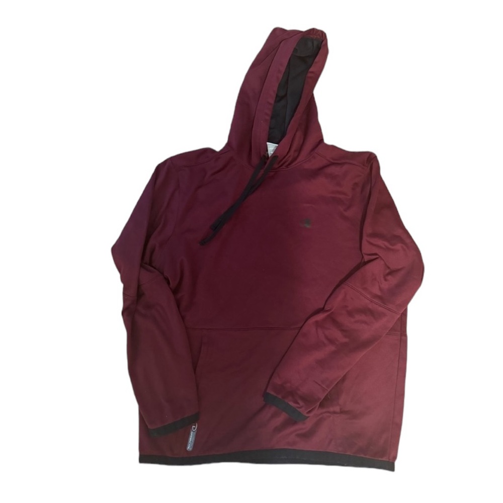 Champion maroon hoodie size large power train duo fold